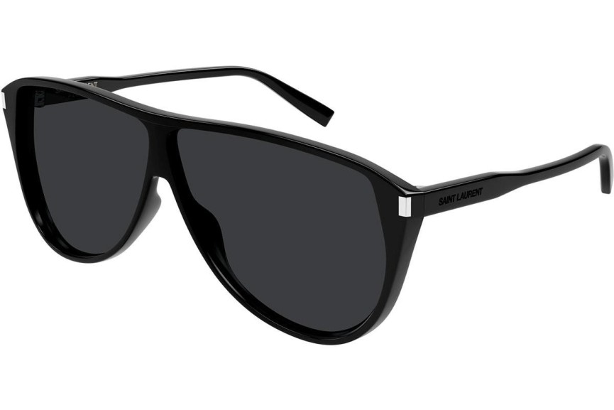 Ochelari de soare Saint Laurent SL731GASPAR 002 Pătrați Negri