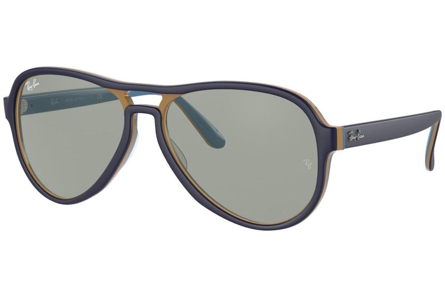 Ochelari de soare Ray-Ban Vagabond RB4355 6546W3 Pilot Albaștri