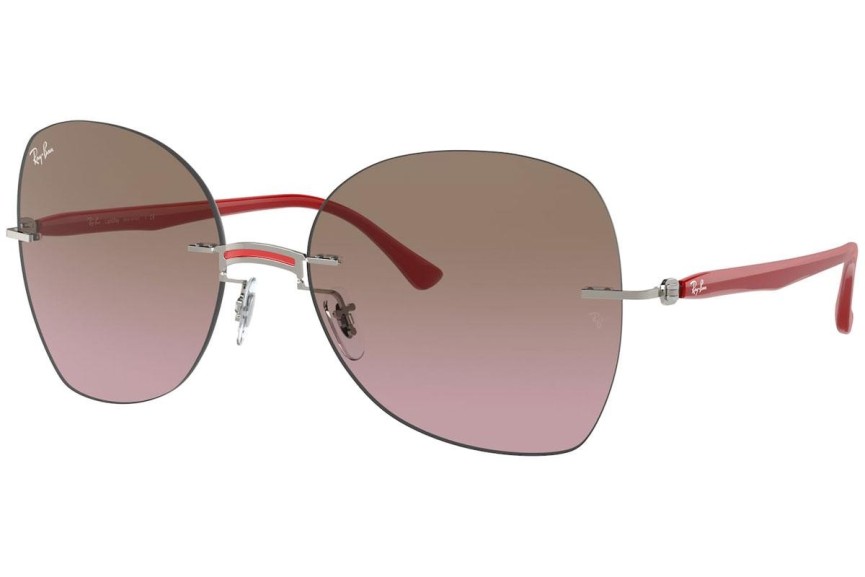 Ochelari de soare Ray-Ban Titanium Collection RB8066 003/14 Pătrați Argintii