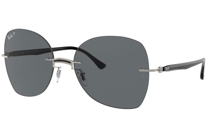 Ochelari de soare Ray-Ban Titanium Collection RB8066 003/81 Polarized Pătrați Negri