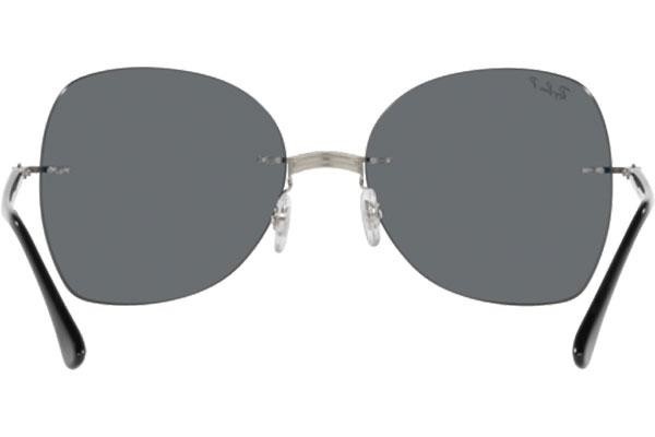 Ochelari de soare Ray-Ban Titanium Collection RB8066 003/81 Polarized Pătrați Negri