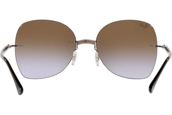 Ochelari de soare Ray-Ban Titanium Collection RB8066 155/68 Pătrați Maro