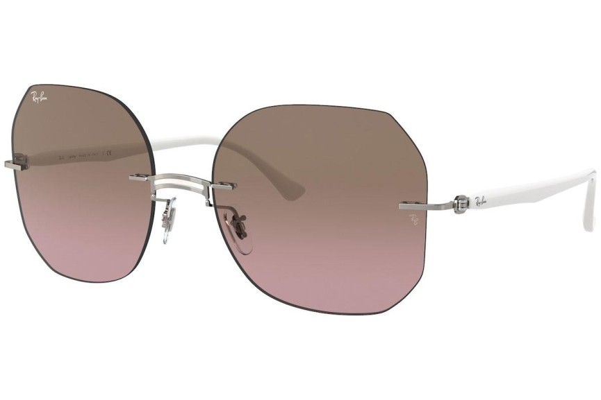 Ochelari de soare Ray-Ban Titanium Collection RB8067 159/14 Pătrați Argintii