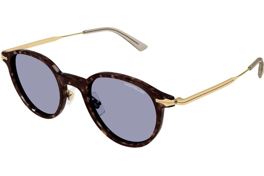 Ochelari de soare Mont Blanc MB0362S 002 Rotunzi Havana