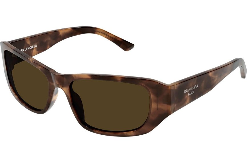 Ochelari de soare Balenciaga BB0365S 002 Pătrați Havana