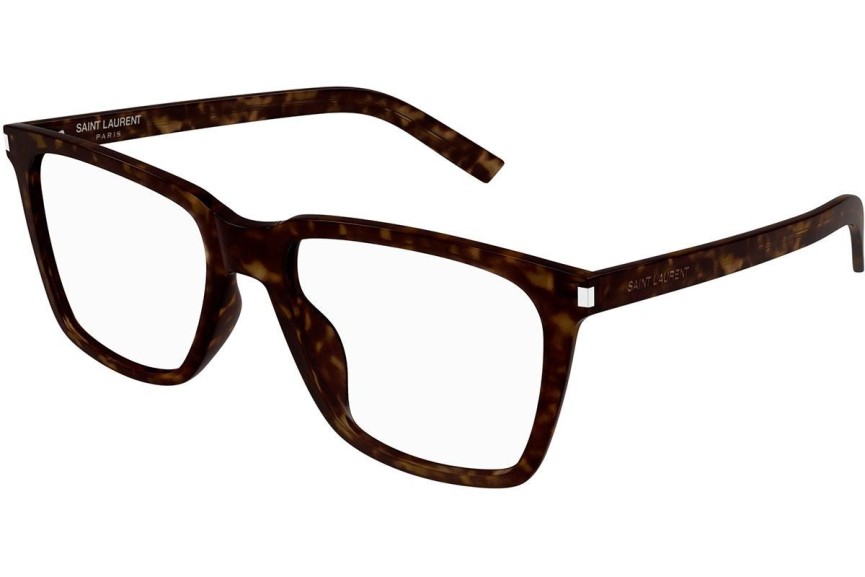 Ochelari Saint Laurent SL717SLIM 002 Pătrați Havana