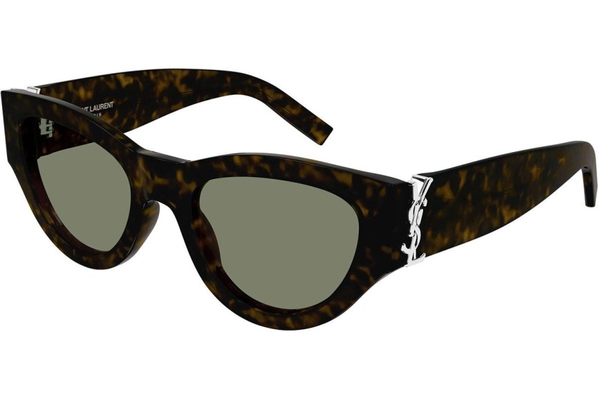 Ochelari de soare Saint Laurent SLM94 008 Cat Eye Havana