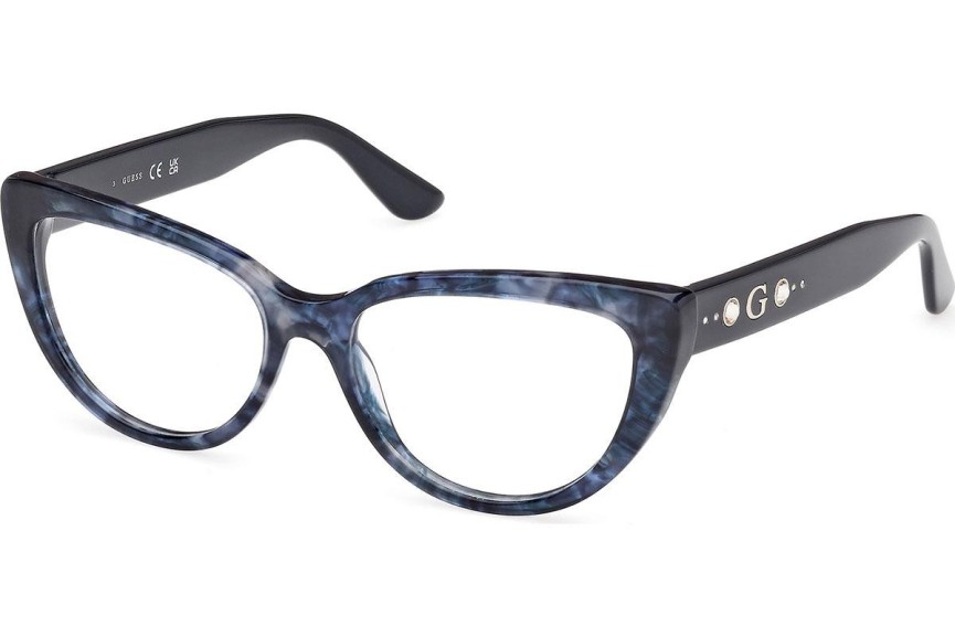 Ochelari Guess GU50175 092 Cat Eye Albaștri