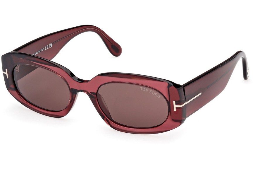 Ochelari de soare Tom Ford Cielle FT1187 69E Ovali Roșii