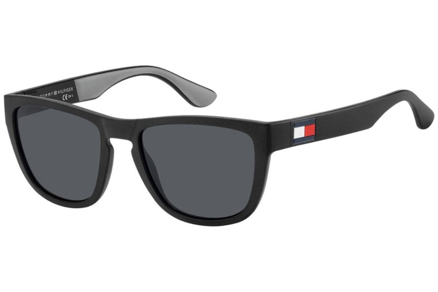 Ochelari de soare Tommy Hilfiger TH1557/S 08A/IR Dreptunghiulari Negri