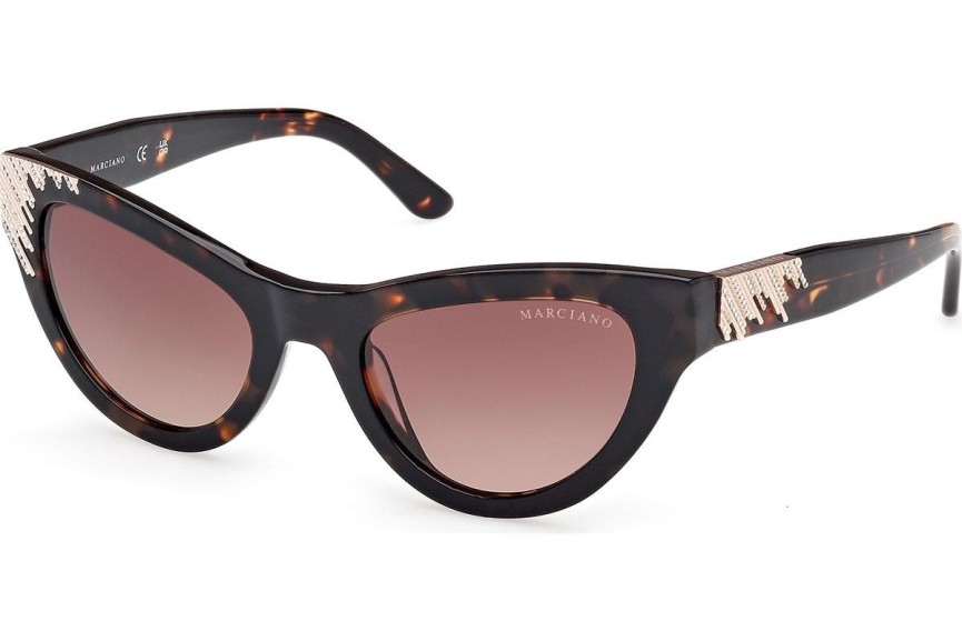 Ochelari de soare Marciano GM00025 52F Cat Eye Havana