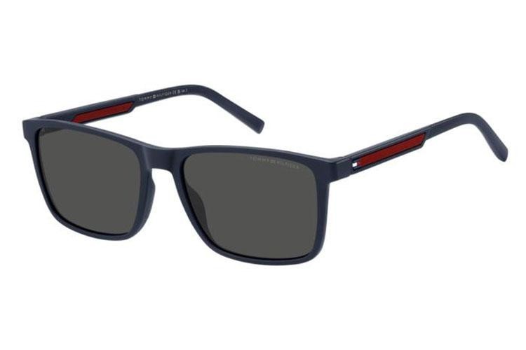 Ochelari de soare Tommy Hilfiger TH2201/S 8RU/IR Pătrați Albaștri