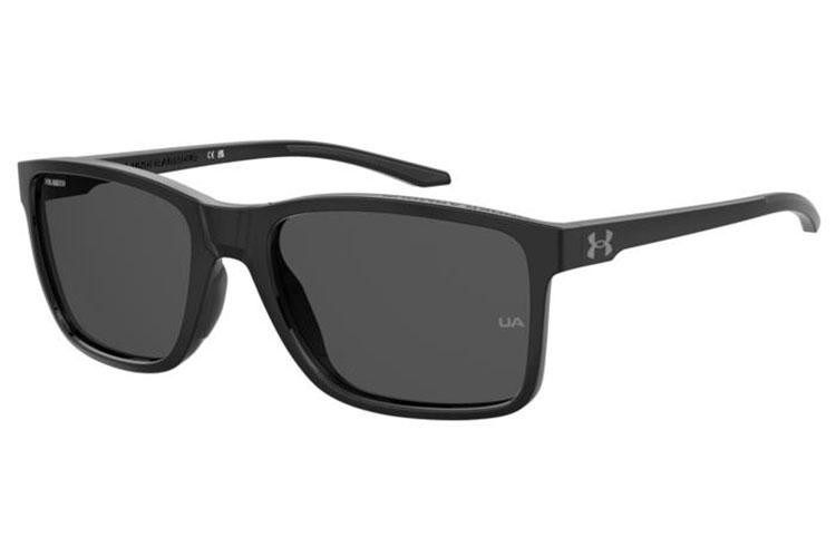 Ochelari de soare Under Armour UAHUSTLEXL 807/M9 Polarized Pătrați Negri