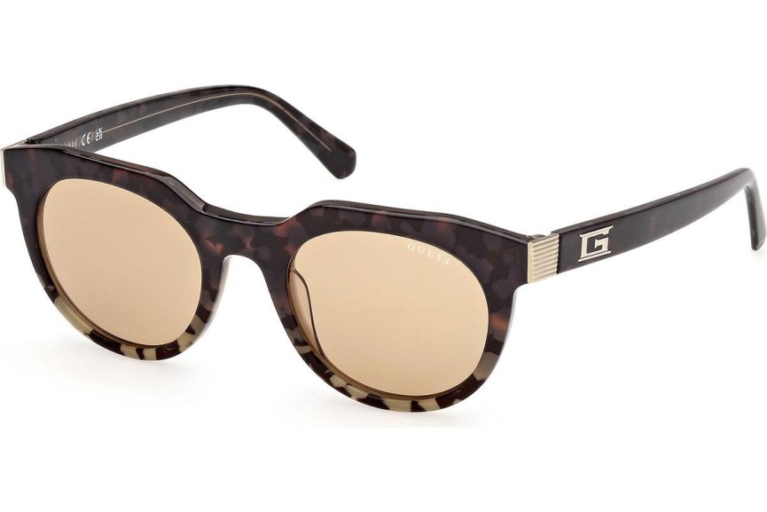 Ochelari de soare Guess GU00214 56E Rotunzi Havana