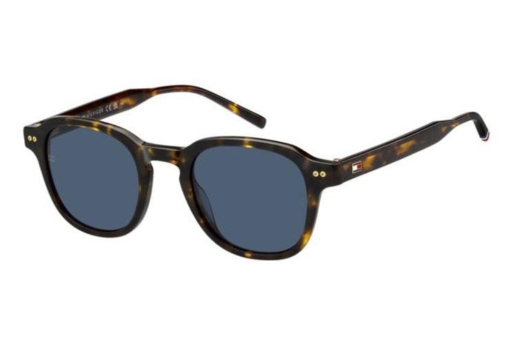 Ochelari de soare Tommy Hilfiger TH2185/S 086/KU Pătrați Havana