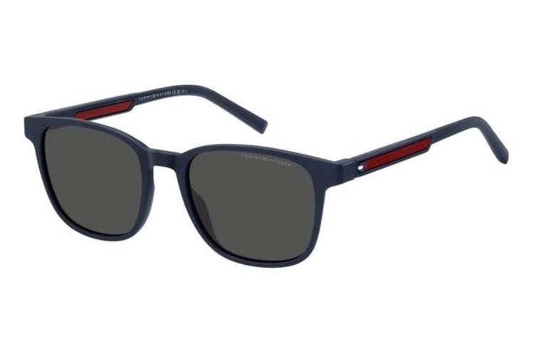 Ochelari de soare Tommy Hilfiger TH2202/S 8RU/IR Pătrați Albaștri