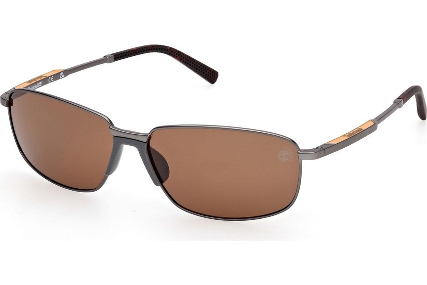 Ochelari de soare Timberland TB00041 09H Polarized Dreptunghiulari Gri