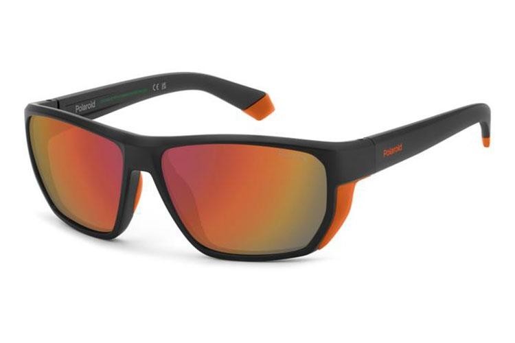 Ochelari de soare Polaroid PLD7057/S RC2/OZ Polarized Dreptunghiulari Negri