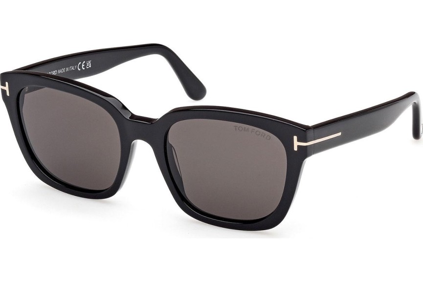 Ochelari de soare Tom Ford Haylay FT1216 01A Pătrați Negri