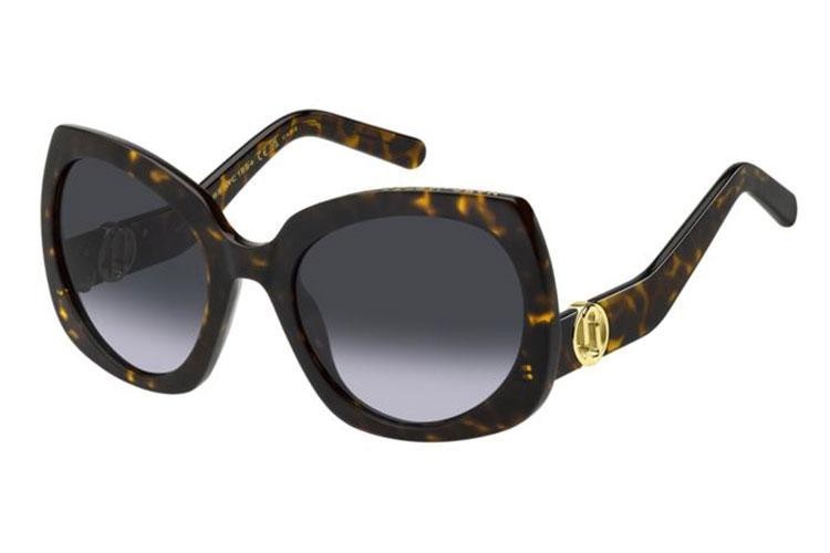 Ochelari de soare Marc Jacobs MARC808/S 086/GB Cat Eye Havana