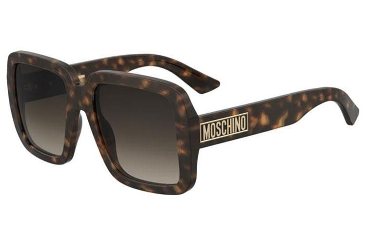 Ochelari de soare Moschino MOS180/S 086/HA Pătrați Havana