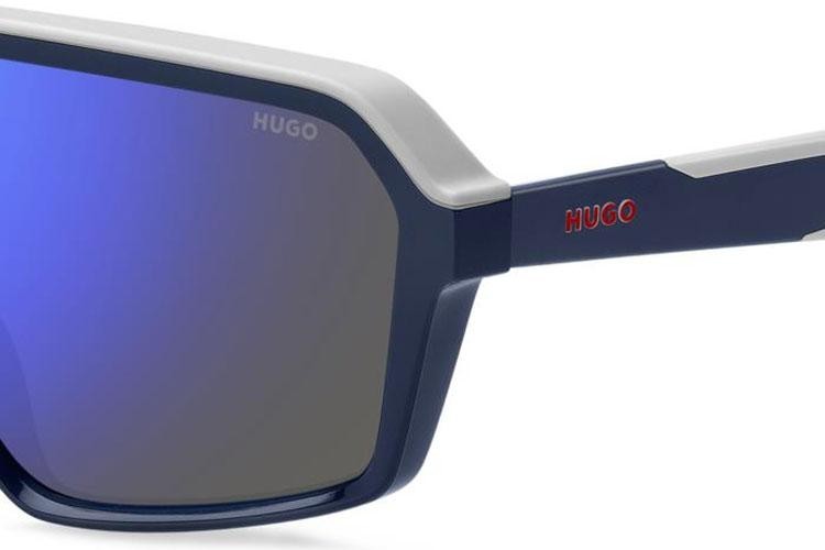 Ochelari de soare HUGO HG1334/G/S XW0/XT Lentilă unică | Shield Albaștri