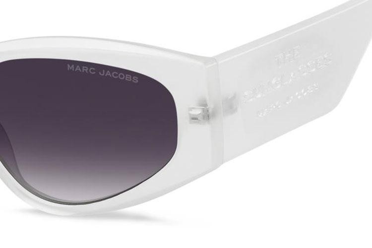 Ochelari de soare Marc Jacobs MARC803/S 2M4/DG Cat Eye Albi