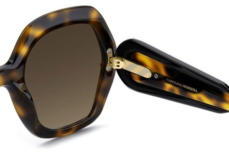 Ochelari de soare Carolina Herrera HER0314/G/S 086/HA Pătrați Havana