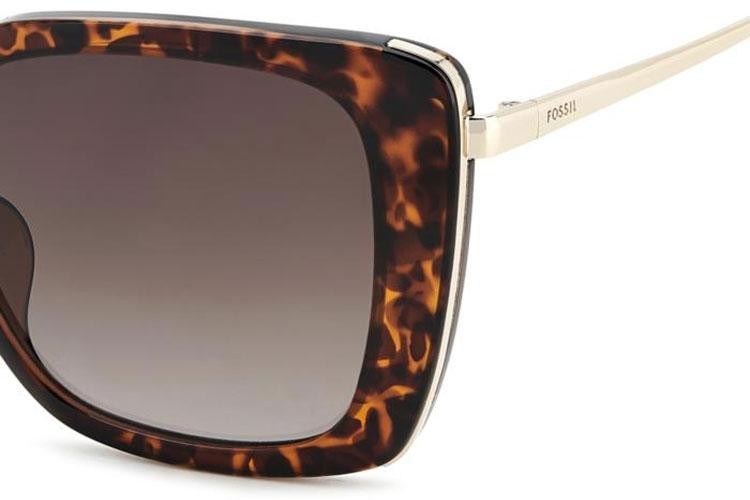 Ochelari de soare Fossil FOS2152/G/S 086/HA Cat Eye Havana