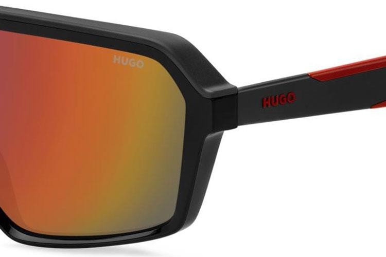 Ochelari de soare HUGO HG1334/G/S 807/UW Lentilă unică | Shield Negri