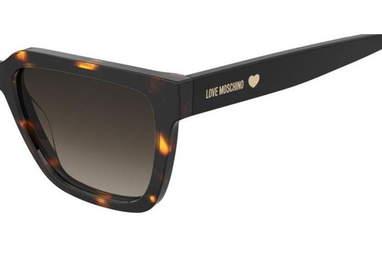 Ochelari de soare Love Moschino MOL087/S 086/HA Pătrați Havana