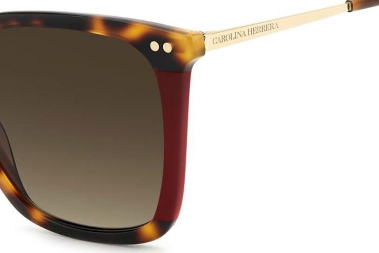 Ochelari de soare Carolina Herrera HER0292/S 086/HA Pătrați Havana