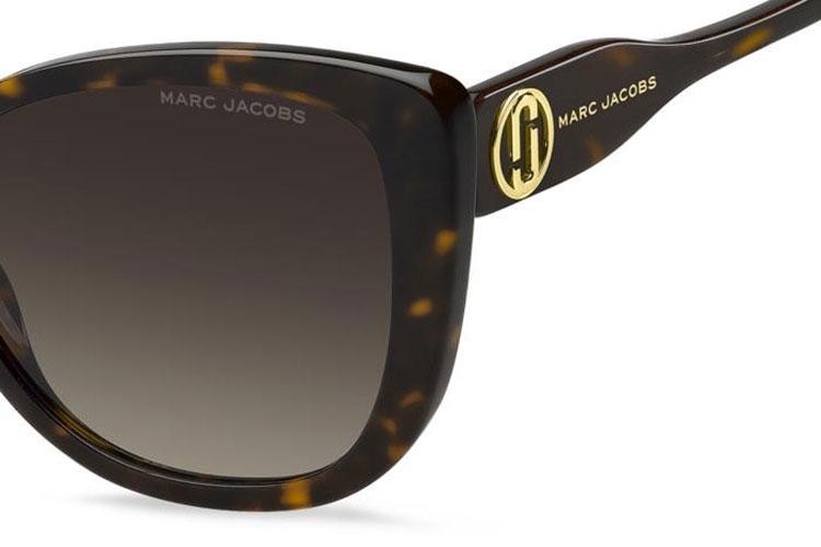 Ochelari de soare Marc Jacobs MARC815/S 086/HA Cat Eye Havana