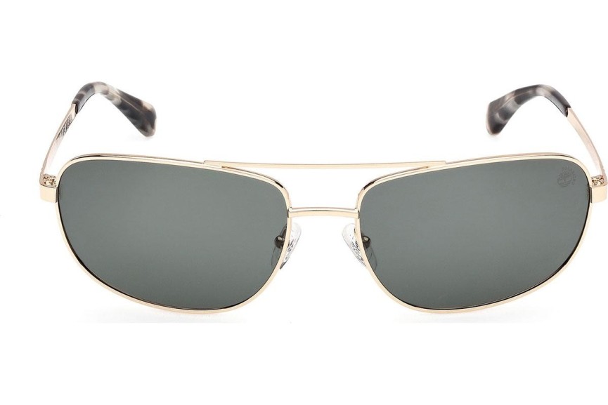 Ochelari de soare Timberland TB00045 32R Polarized Dreptunghiulari Aurii