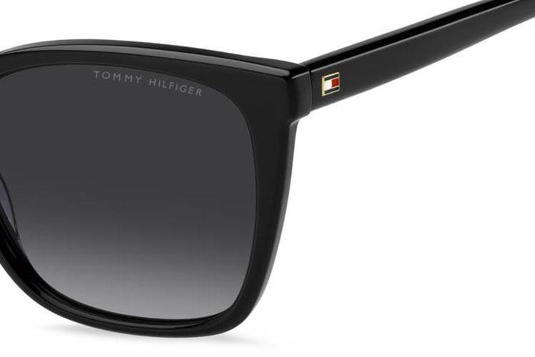 Ochelari de soare Tommy Hilfiger TH2226/S 807/9O Cat Eye Negri