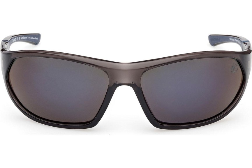 Ochelari de soare Timberland TB00035 05D Polarized Dreptunghiulari Gri