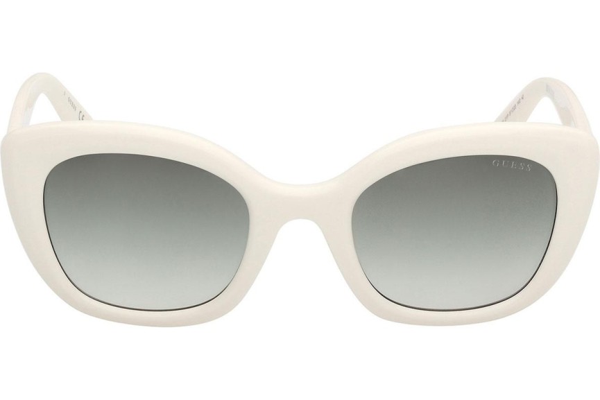 Ochelari de soare Guess GU00196 21P Cat Eye Albi