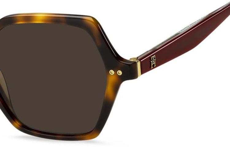 Ochelari de soare Tommy Hilfiger TH2213/S 05L/70 Cat Eye Havana