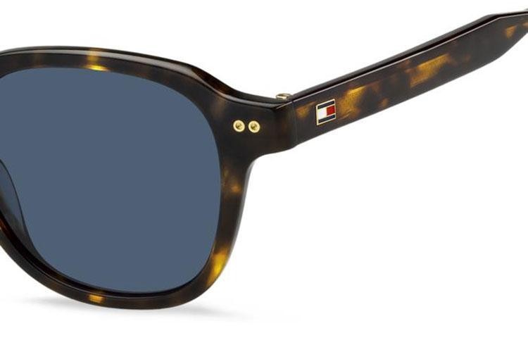 Ochelari de soare Tommy Hilfiger TH2185/S 086/KU Pătrați Havana