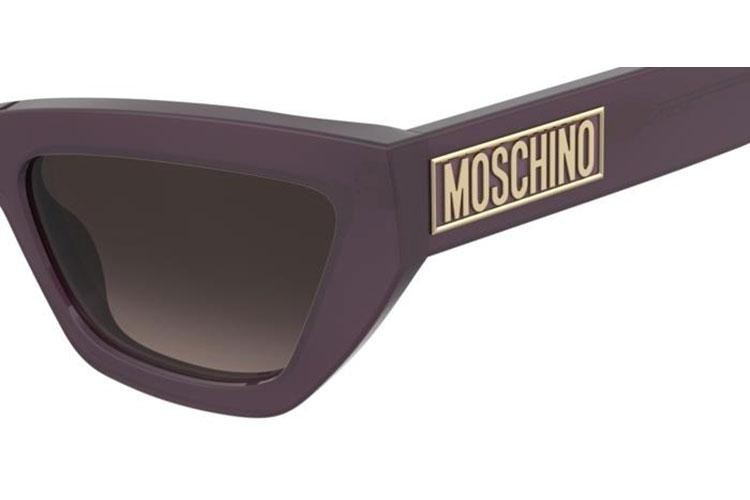 Ochelari de soare Moschino MOS182/S 0T7/HA Cat Eye Violeți