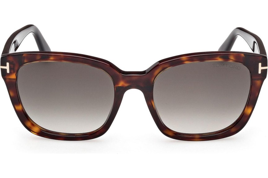 Ochelari de soare Tom Ford Haylay FT1216 52B Pătrați Havana