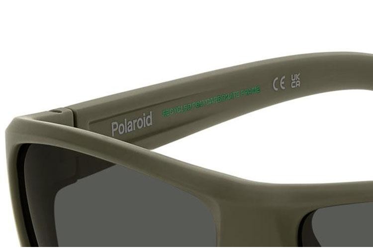 Ochelari de soare Polaroid PLD7057/S DLD/M9 Polarized Dreptunghiulari Verzi