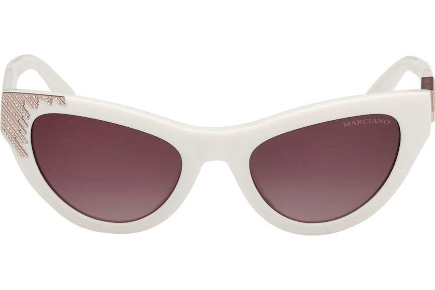 Ochelari de soare Marciano GM00025 21F Cat Eye Albi