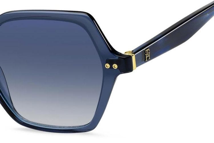 Ochelari de soare Tommy Hilfiger TH2213/S PJP/08 Cat Eye Albaștri