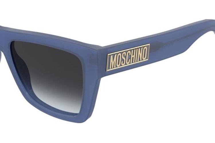 Ochelari de soare Moschino MOS181/S PJP/9O Cat Eye Albaștri