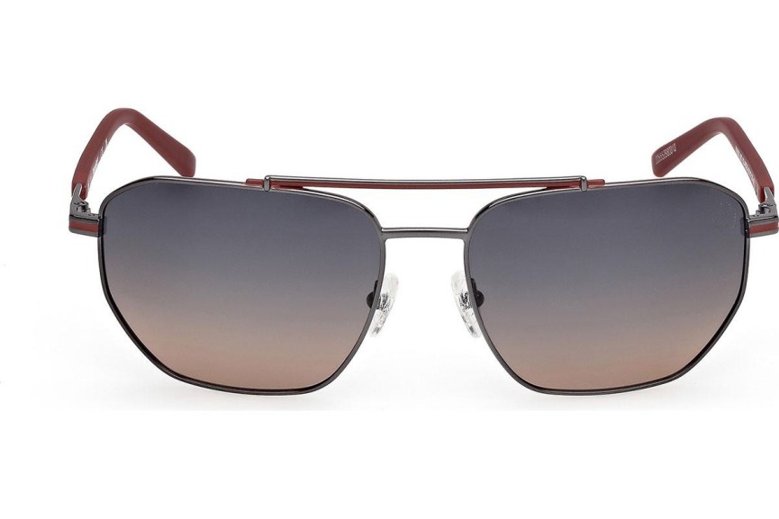 Ochelari de soare Timberland TB00038 06D Polarized Pătrați Gri