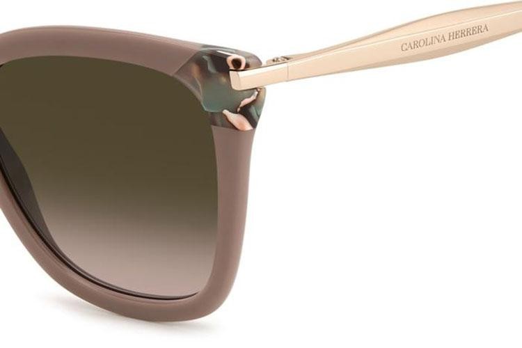 Ochelari de soare Carolina Herrera HER0307/S FWM/M2 Cat Eye Roz