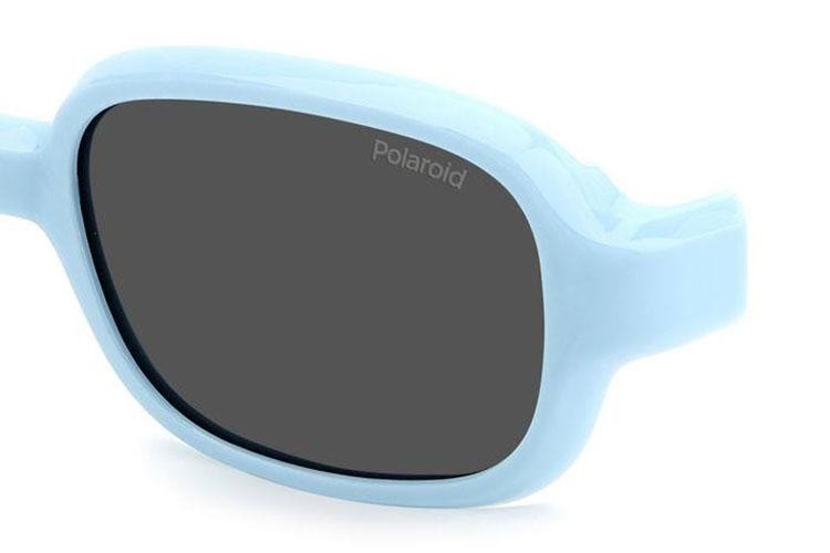 Ochelari de soare Polaroid Junior PLDK003CL-ON MVU Dreptunghiulari Albaștri