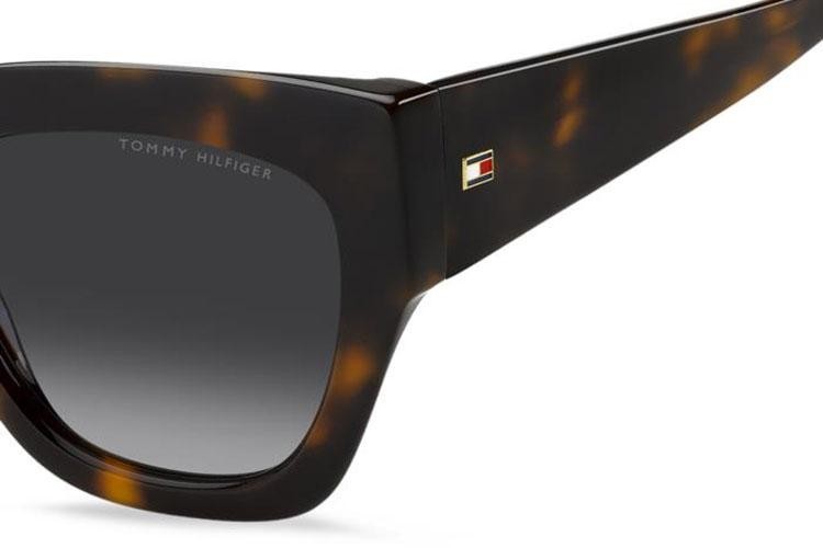 Ochelari de soare Tommy Hilfiger TH2223/S 086/9O Pătrați Havana