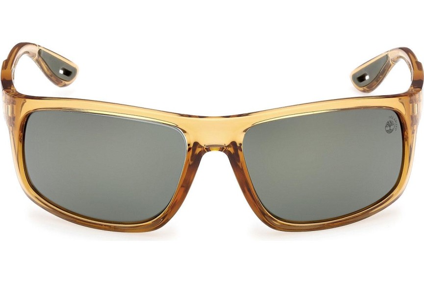 Ochelari de soare Timberland TB00034 27R Polarized Dreptunghiulari Galbeni